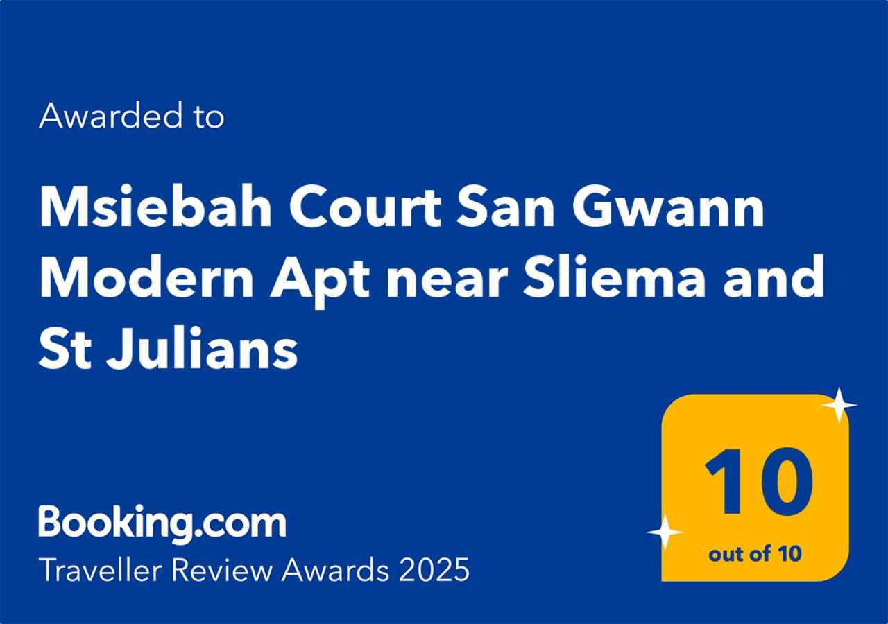Msiebah Court San Gwann Modern Apt Near Sliema And St Julians المظهر الخارجي الصورة